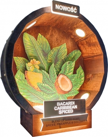 ekspozytor naladowy Bacardi