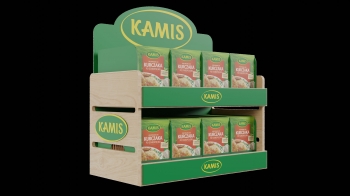 ekspozytor naladowy ze sklejki Kamis