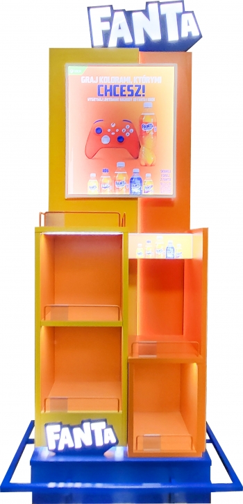 stand wolnostojący Fanta
