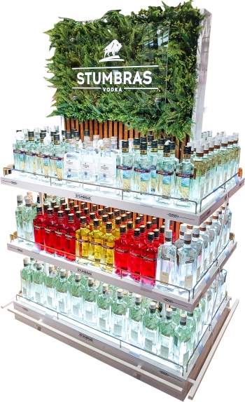 stand paletowy Stumbras